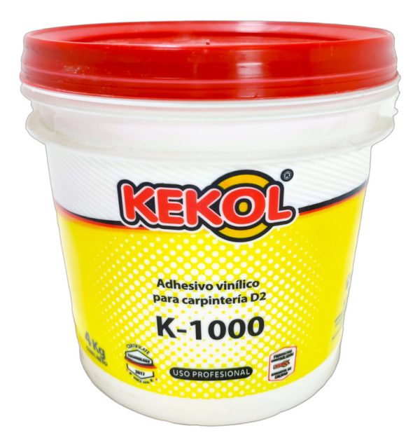 Adhesivo Vinilico Kekol K-1000 Cola Carpintero Madera X 4 Kg