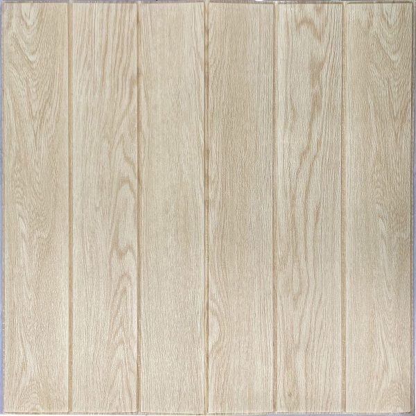 Placa 3d Autoadhesiva Pared Pintable/lavable Madera Muresco