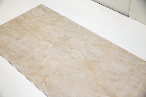 Revestimiento Autoadhesivo Vinilico Baldosa 2mm Marmol 30x60 Color Travertino