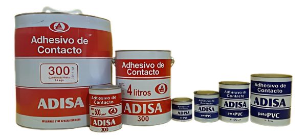 Cemento De Contacto Adhesivo Adisa 300 Reforzado 1/2 Lt
