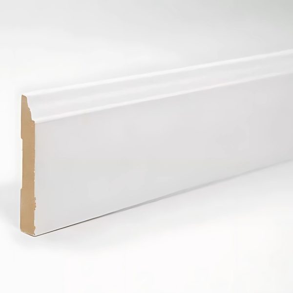 Zocalo Madera Prepintado Blanco Mdf Atenneas Pz-126 X 2,75ml - Imagen 3