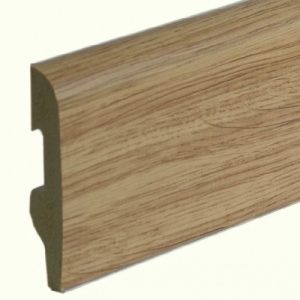 Zocalo Pvc Simil Madera Curvo 7cm Roble Natural X 2,45ml