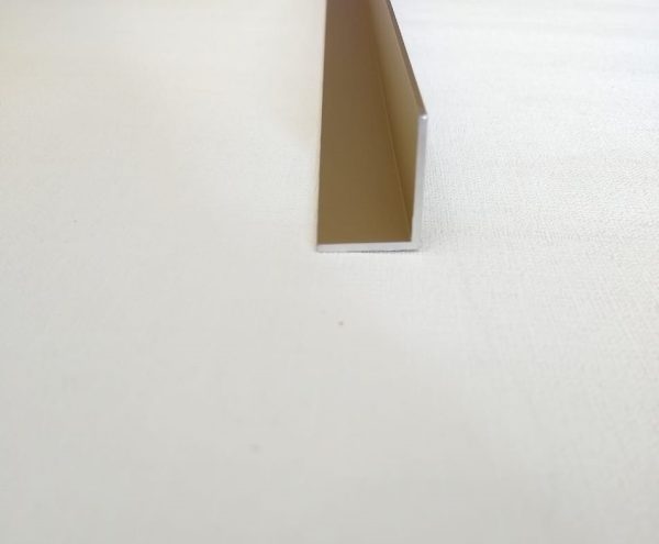 Varilla Angulo De Terminacion Aluminio X2000mm Oro 3030 - Imagen 4