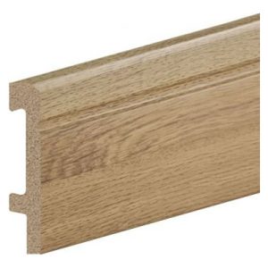 Zócalo Eurotec Blanco Facetado 2.45m Pvc Mate