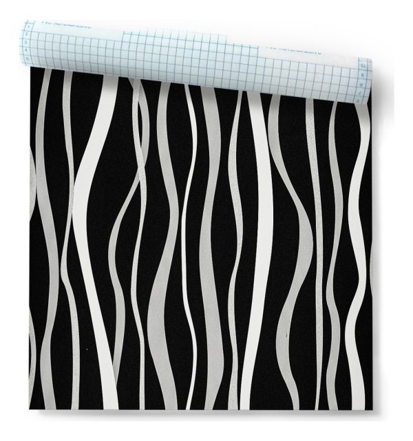 Pvc Autoadhesivo Bizarrap Sessions F/ Negro 0,45 X 10 Mts Ds