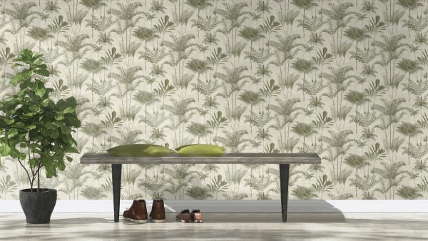 Papel Vinílico Empapelar Importado Rasch Lirico 5551 - Imagen 2
