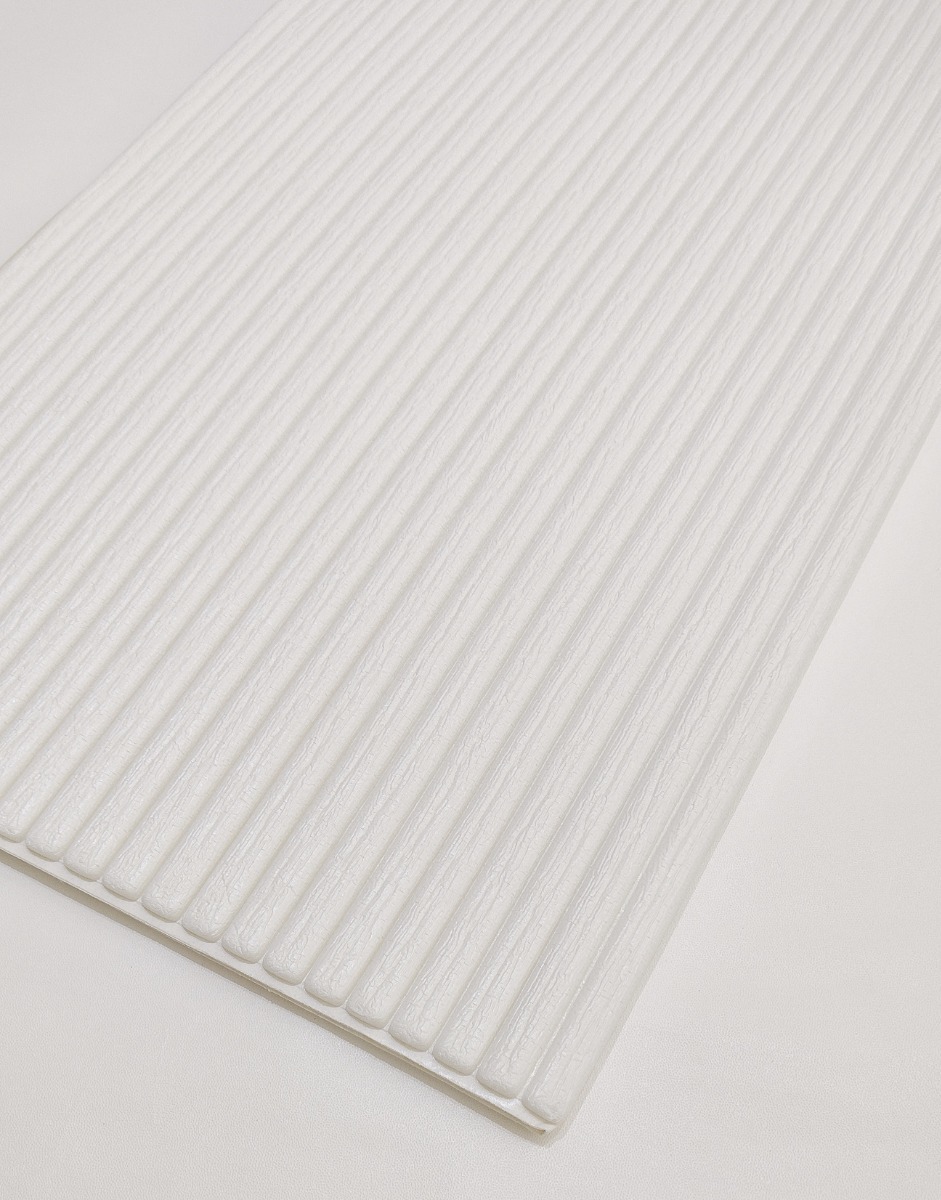 Placas 3d Vinilo Autoadhesivo Pared Acanalada 70x77 Cm - Imagen 3