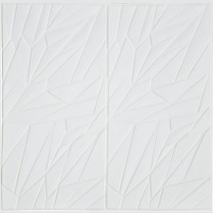 Placa 3d Autoadhesiva Pared Pintable Geométrica Muresco