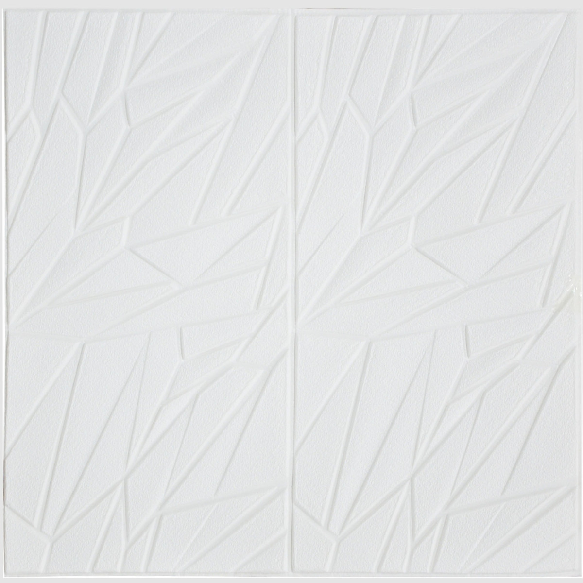 Placa 3d Autoadhesiva Pared Pintable Geométrica Muresco