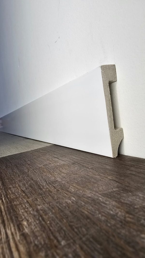 Zocalo Pvc Eps Blanco Recto 7cm X 2,20 Ml - Imagen 3