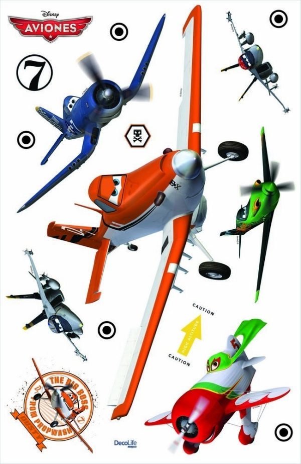 Wallsticker Autoadhesivo Muresco 15871 Aviones 32,5x50cm - Imagen 2