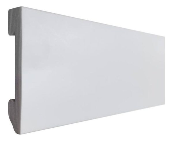 Zocalo Pvc Eps Blanco Recto 7cm X 2,20 Ml