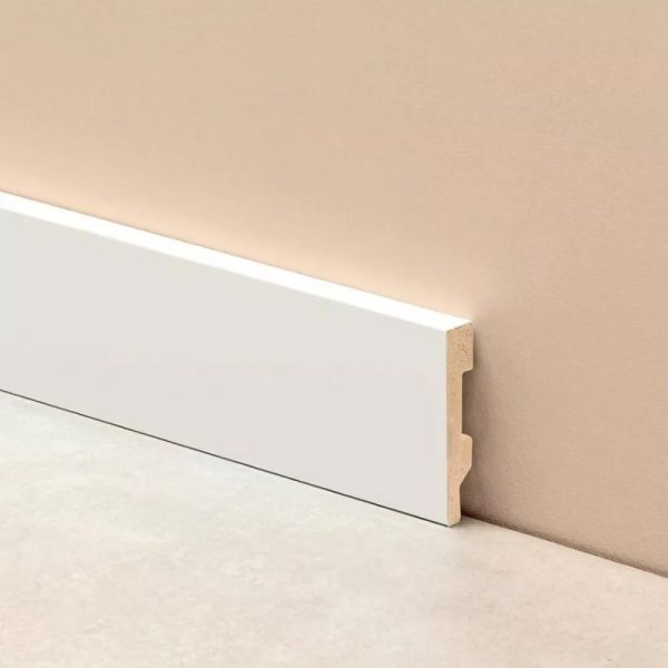 Zocalo Pvc Eps Blanco Recto 7cm X 2,20 Ml - Imagen 2