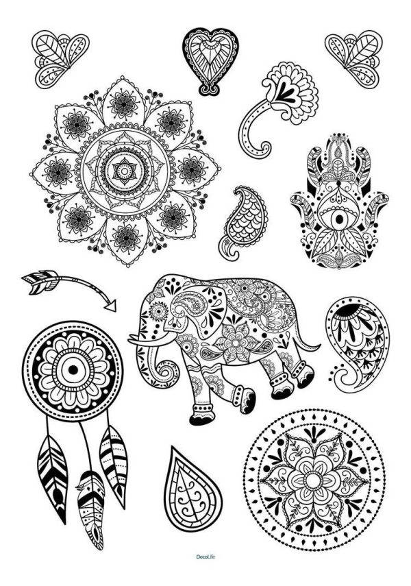 Wallsticker Autoadhesivo Muresco 16291 Mandalas 50x70cm