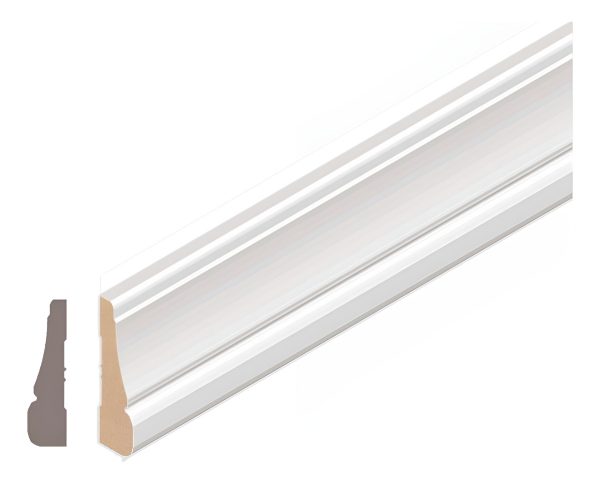 Contramarco Mdf Prepintado Blanco 15x56x2750 Atenneas Pc56