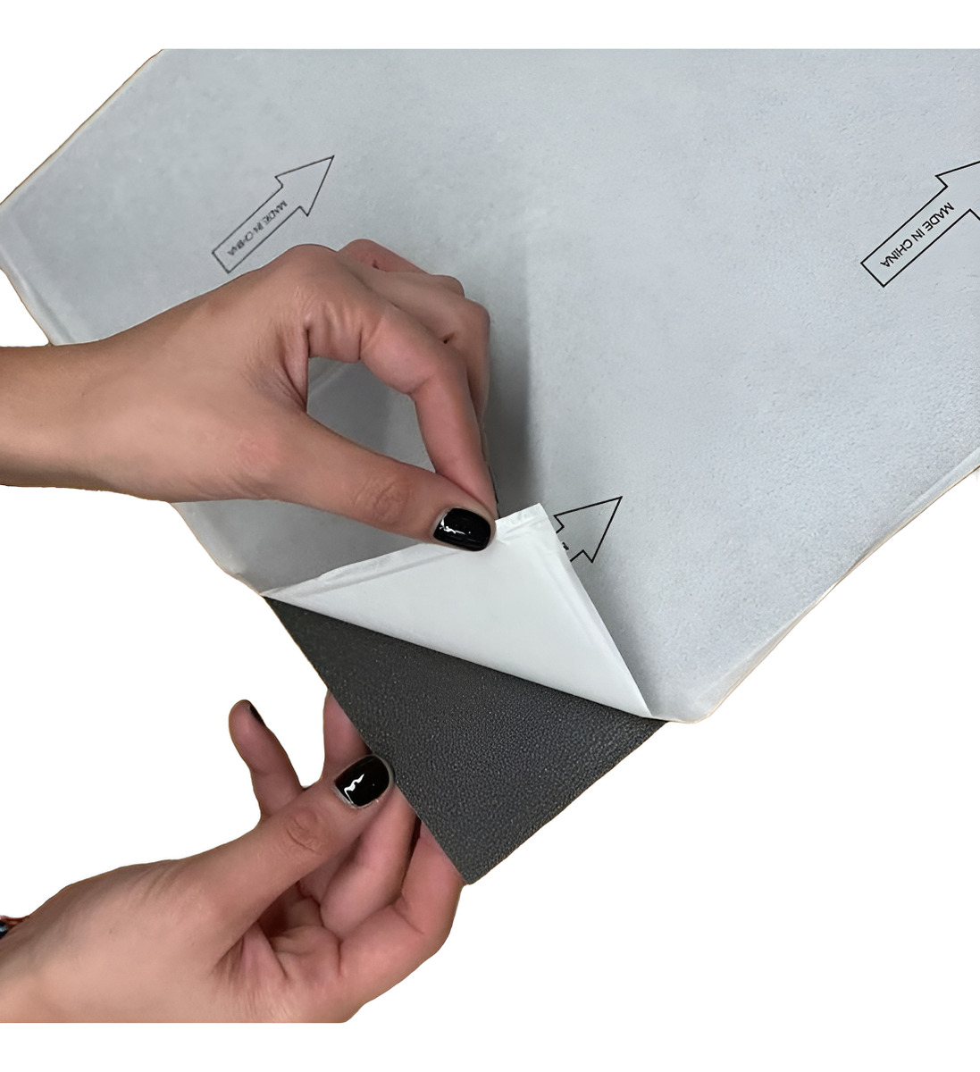 Baldosa Autoadhesiva Pieza Pared/piso Cemento Madera 30x30 - Imagen 8