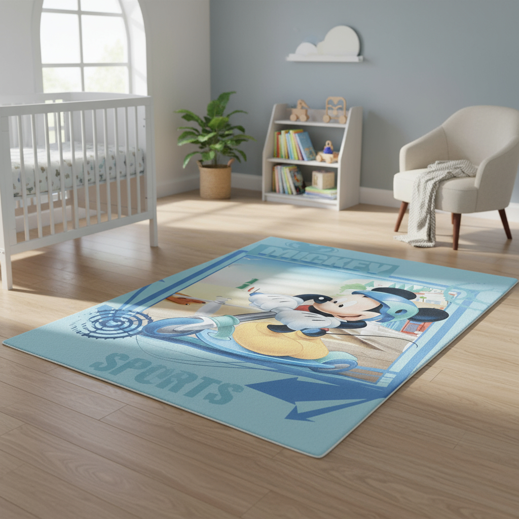 Alfombra Infantil Mickey Premium Carpeta Dib 100x140 - Imagen 3