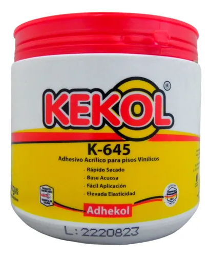 Adhesivo Acrílico Kekol K-645 Para Piso Vinílico X 1 Kg