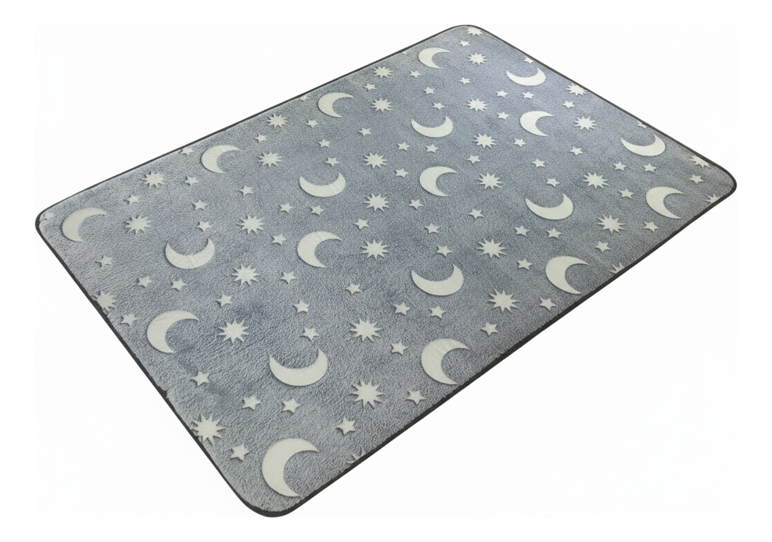 Alfombra Brilla En Oscuridad 60 X 90 Cm Infantil Suave Glow - Imagen 7