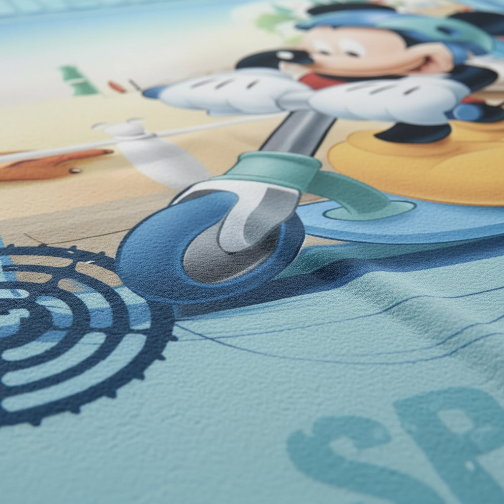 Alfombra Infantil Mickey Premium Carpeta Dib 100x140 - Imagen 6