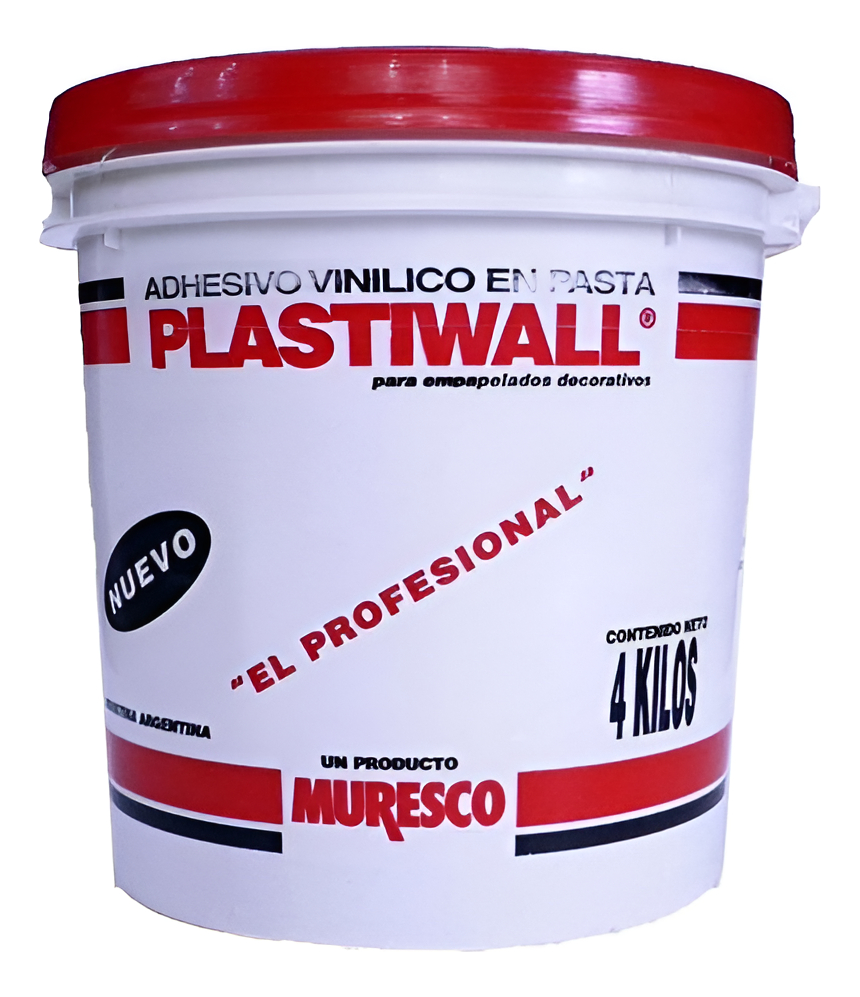 Adhesivo Pegamento Para Papel 4kg Plastiwall Muresco Rambla