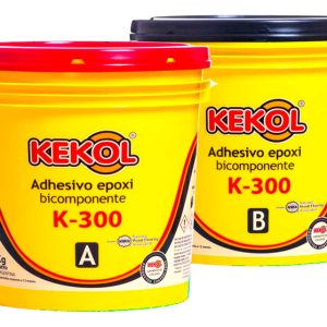 Adhesivo Epoxi Bicomponente Kekol Piso Madera K-300 10kg