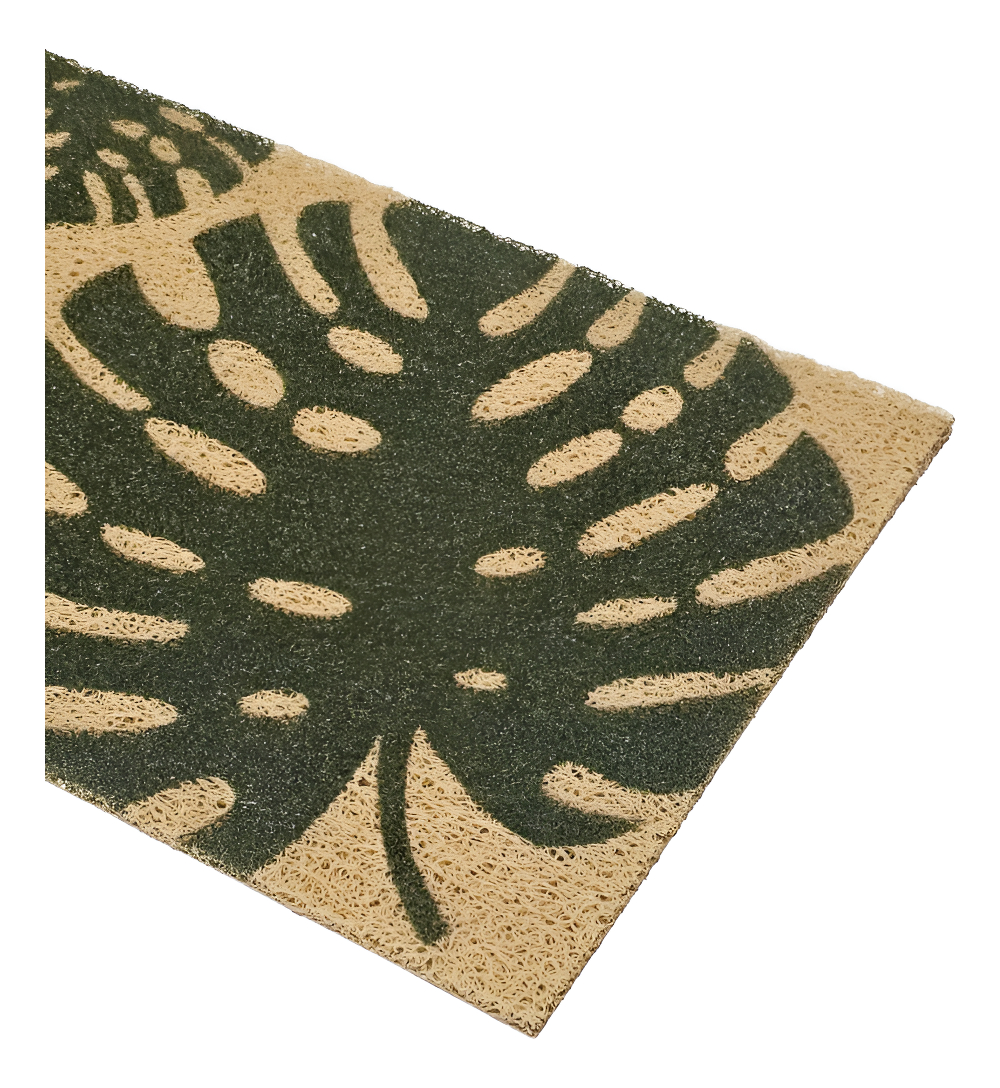 Felpudo Dib Confort Matcha Hojas 30x70 Cm Pvc Entrada - Imagen 4