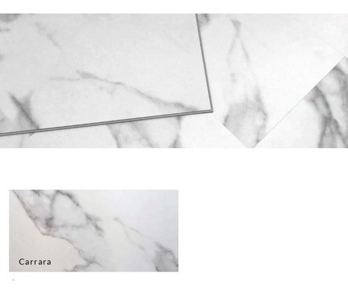 Piso Vinílico Click Urben Marmol Carrara 5,5mm Baldosa 30x60 - Imagen 5