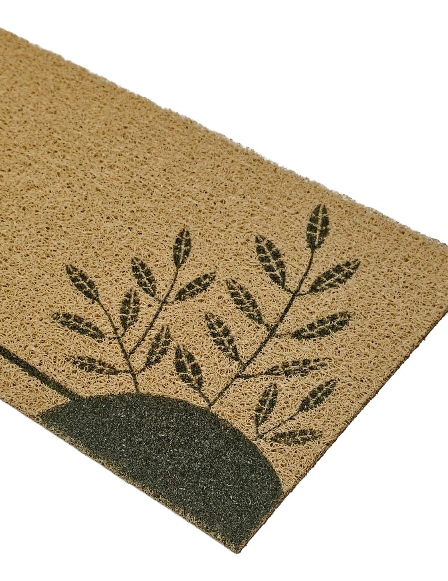 Felpudo Dib Confort Matcha Hojas 30x70 Cm Pvc Entrada - Imagen 7