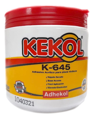Adhesivo Acrílico Kekol K-645 Para Piso Vinílico X 1 Kg - Imagen 3