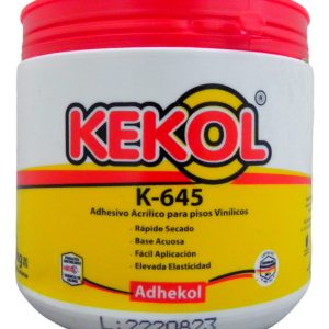 Adhesivo Acrílico Para Piso Vinílico K-645 Color Beige Kekol 1 Kg