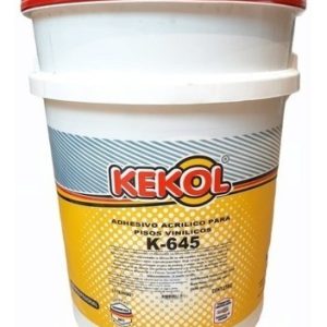 Adhesivo Base Acuosa Para Pisos Vinilicos Kekol K-645 Envase De 25 Kg Color Beige No Toxico