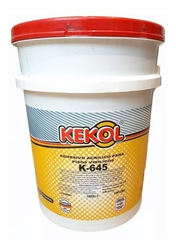 Adhesivo Base Acuosa Para Pisos Vinilicos Kekol K-645 Envase De 25 Kg Color Beige No Toxico