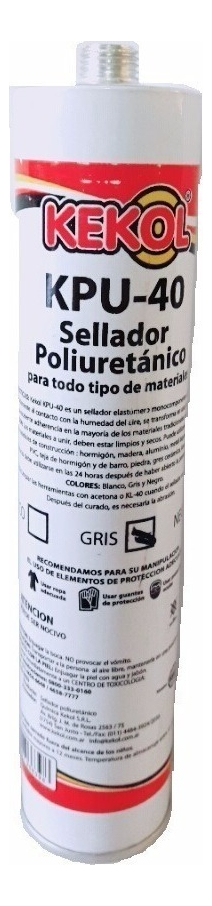 Pegamento Sellador De Poliuretano Kekol Kpu-40 Blanco 280 Ml - Imagen 2