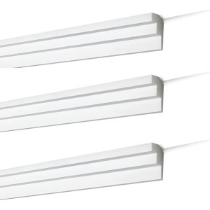 Moldura Telgopor Techo Pared Bliss Br-30 X Tira 2ml Rambla