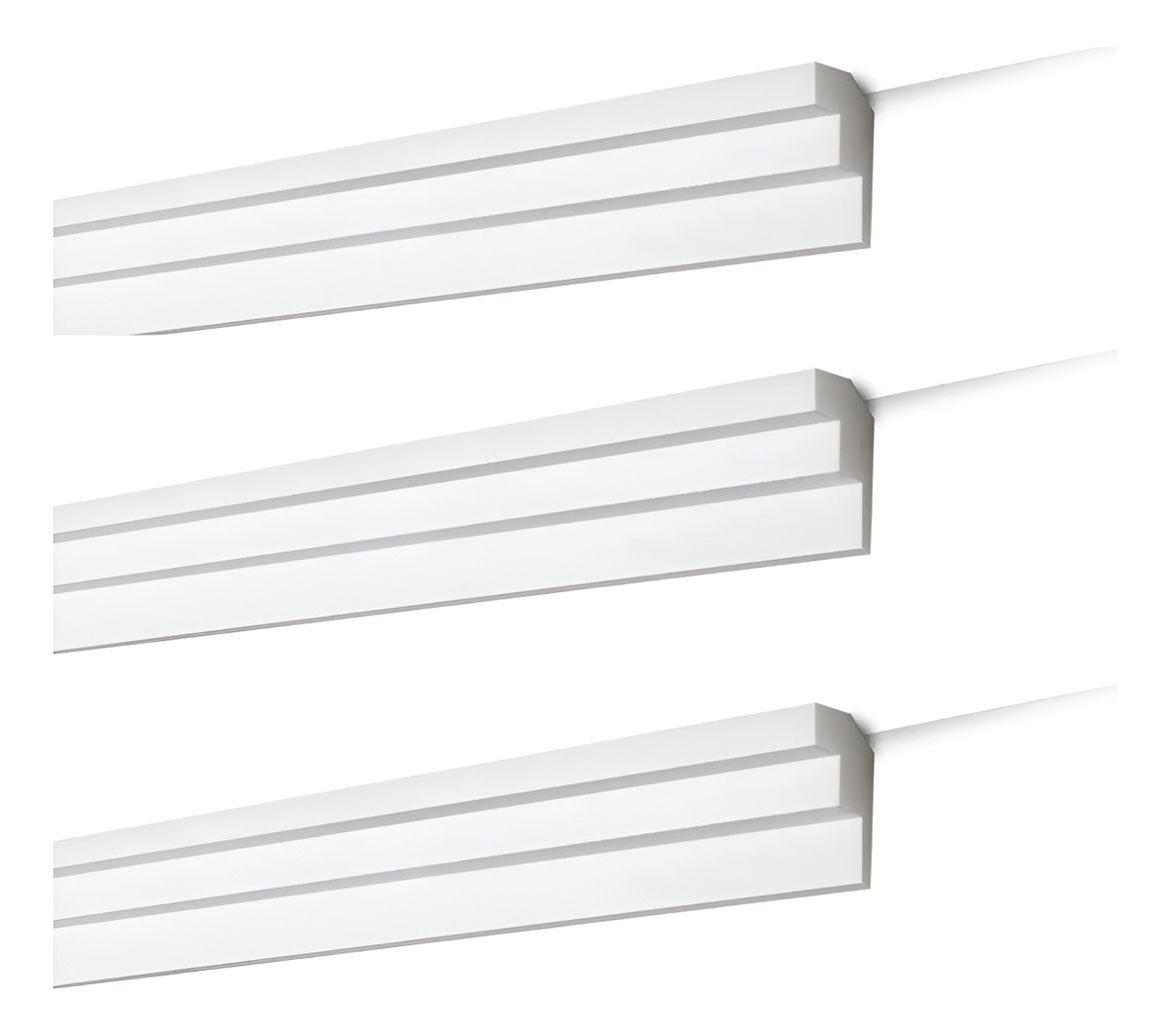 Moldura Telgopor Techo Pared Bliss Br-30 X Tira 2ml Rambla