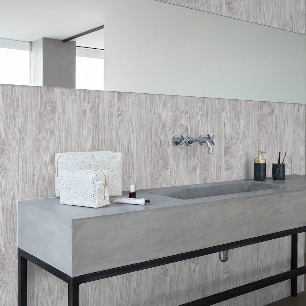 Empapelado Vinilico Papel Muresco Simil Madera Aura 877 - Imagen 2