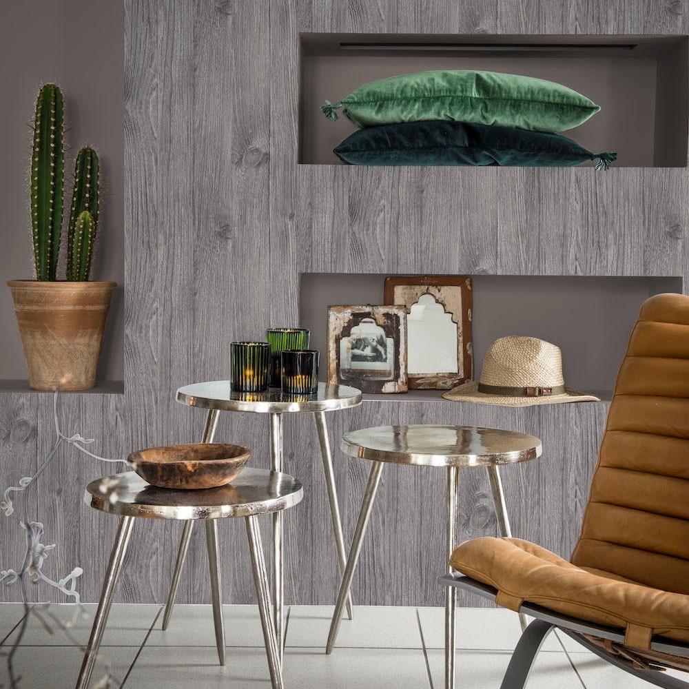 Empapelado Vinilico Papel Muresco Simil Madera Aura 877 - Imagen 8