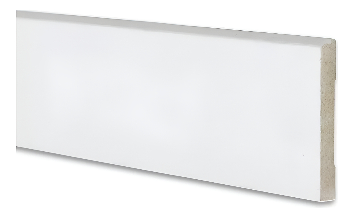 Zocalo Atenneas Prepintado Blanco Pz75 L 9x75x2750