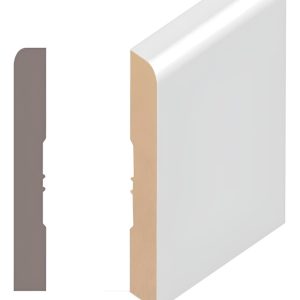 Zocalo Liso Atenneas Pz56l Mdf Prepintado Blanco 2,75 Rambla