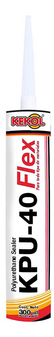 Pegamento Sellador De Poliuretano Kekol Kpu-40 Blanco 280 Ml