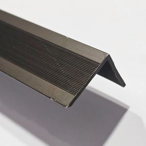 Perfil Bronce Terminación Pisos Ángulo 2520 Aluminio X 2 Mts