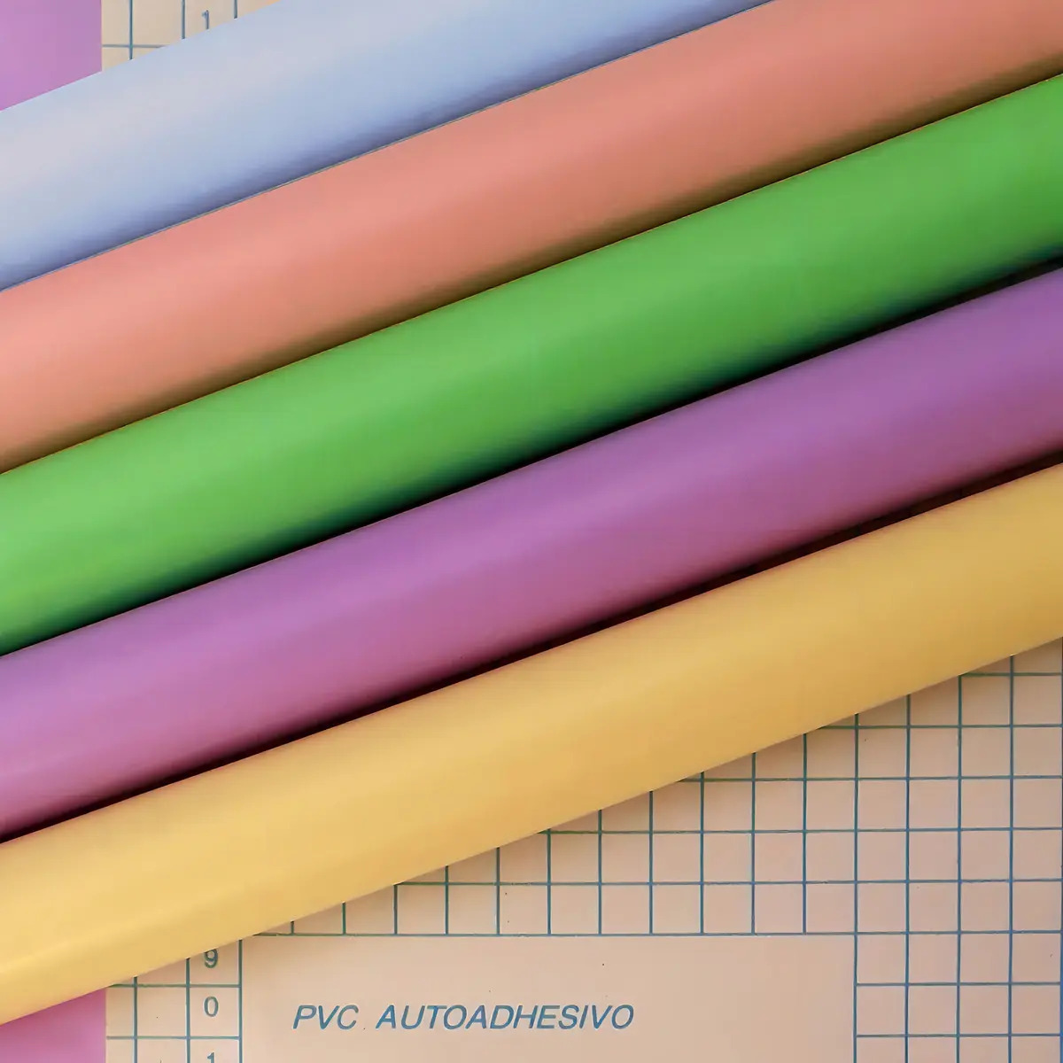 Vinilo Autoadhesivo Muresco Rollo 10m Celeste Pastel Para Paredes - Imagen 5